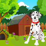 G4K Cute Dalmatian Dog Rescue Game 
