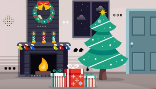GenieFunGames Christmas Fireplace Quick Escape