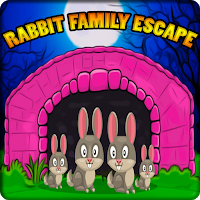 G2J Cute Rabbit Family Escape