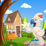 G4K Happy White Cockatoo Rescue Game
