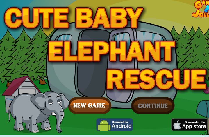 Games2Jolly Cute Baby Elephant Rescue