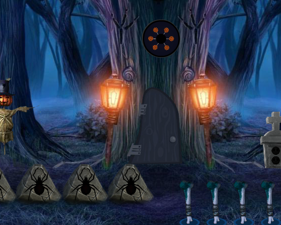 8BGames Halloween Treehouse Escape
