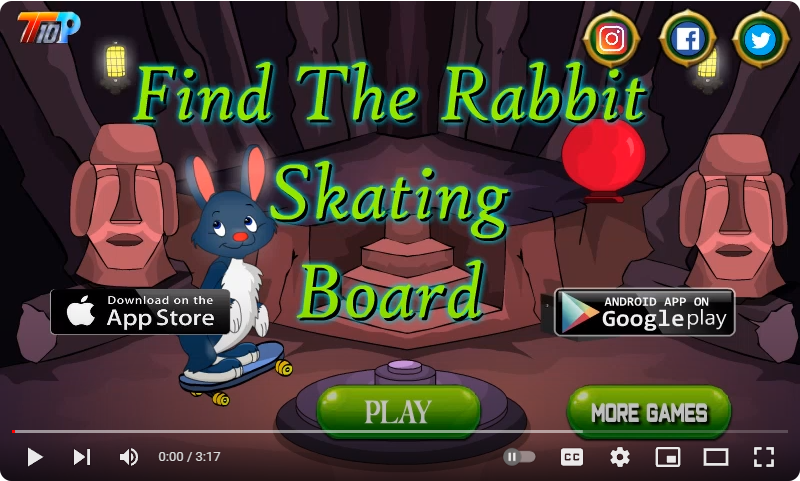 Find The Rabbit Skating Board 1 